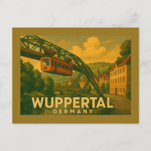 Wuppertal Germany City Art Postcard