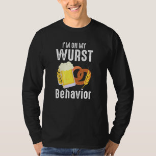 Wurst Behaviour Quote German Festival T-Shirt