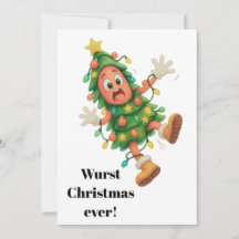 Wurst Christmas ever! Funny personalized Salami