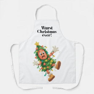 Wurst Christmas ever! Funny Salami Apron