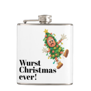 Wurst Christmas ever! Funny Salami Hip Flask