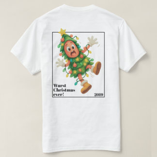Wurst Christmas ever! Funny Salami T-Shirt