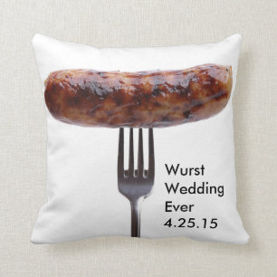 Wurst Wedding Pillow
