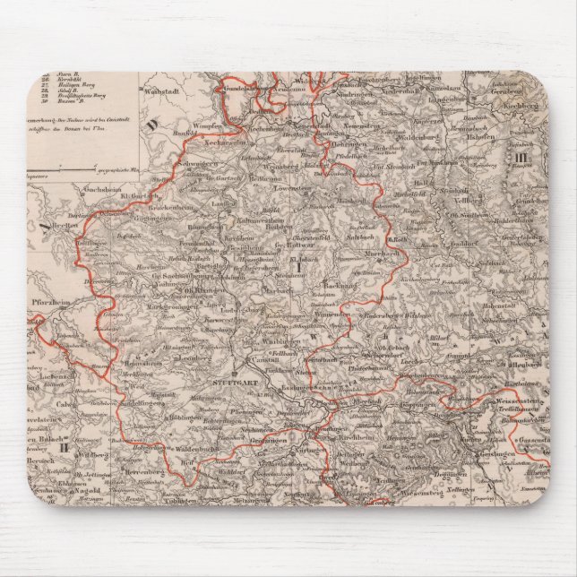 Wurtemberg, Germany Mouse Pad (Front)
