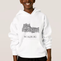 Würzburg Bavaria Cityscape Minimalist Line Art