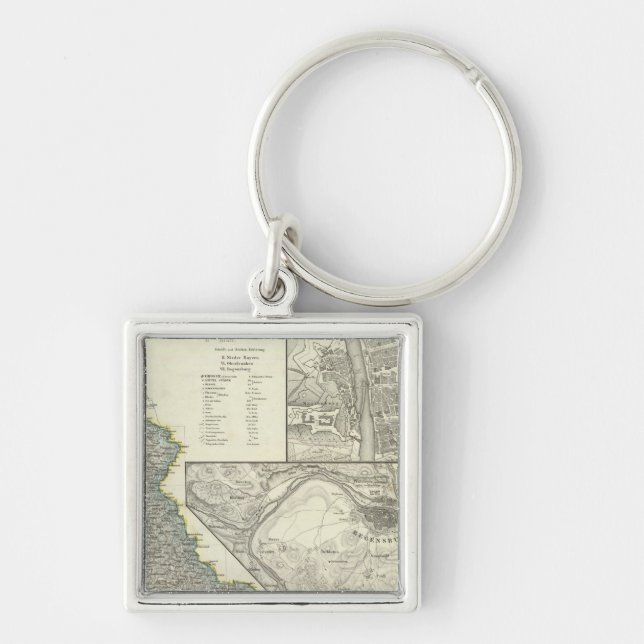 Wurzburg, Bavaria, Regensburg Keychain (Front)