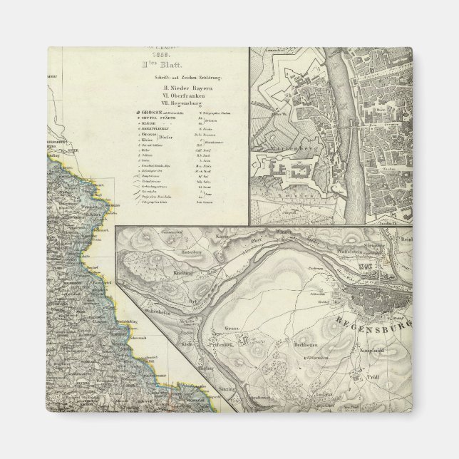 Wurzburg, Bavaria, Regensburg Magnet (Front)