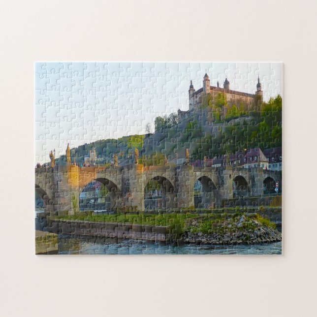 Würzburg Bavière Allemagne. Jigsaw Puzzle (Horizontal)