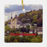 Wurzburg Germany Christmas Ornament<br><div class="desc">Enjoy a little bit of Germany with this beautiful Wurzburg Germany. The ornament can be easily customized with images,  text,  styles and sizes. #wurzburg  #romanticroad  #germanytours  #medeivalgermany</div>