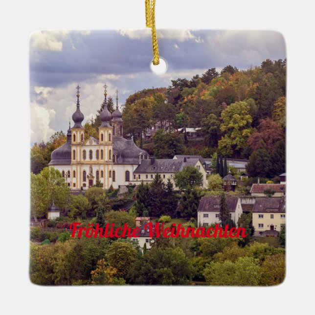 Wurzburg Germany Christmas Ornament (Front)