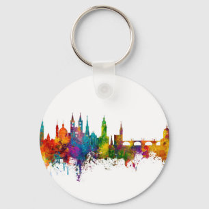 Würzburg Germany Skyline Keychain