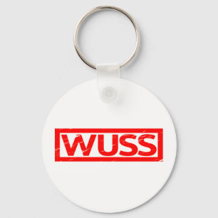 Wuss Stamp Keychain