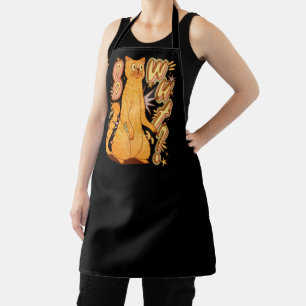 Wut? / An Orange Cat Illustration Apron