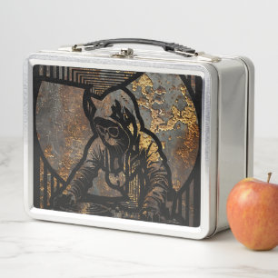 Wutang Cat DJ Style Metal Lunch Box