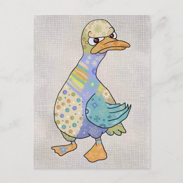 wütende Ente Postcard (Front)