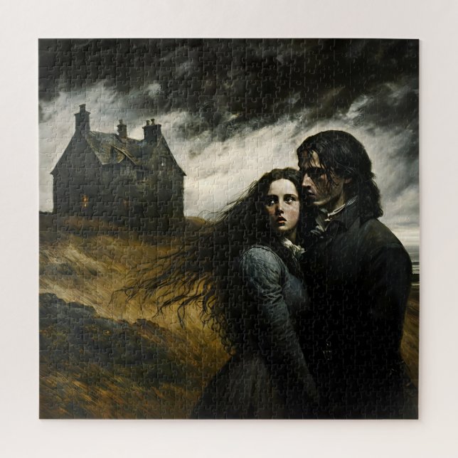 Wuthering Heights, Emily Bronte Gothic Literature Jigsaw Puzzle (Vertical)