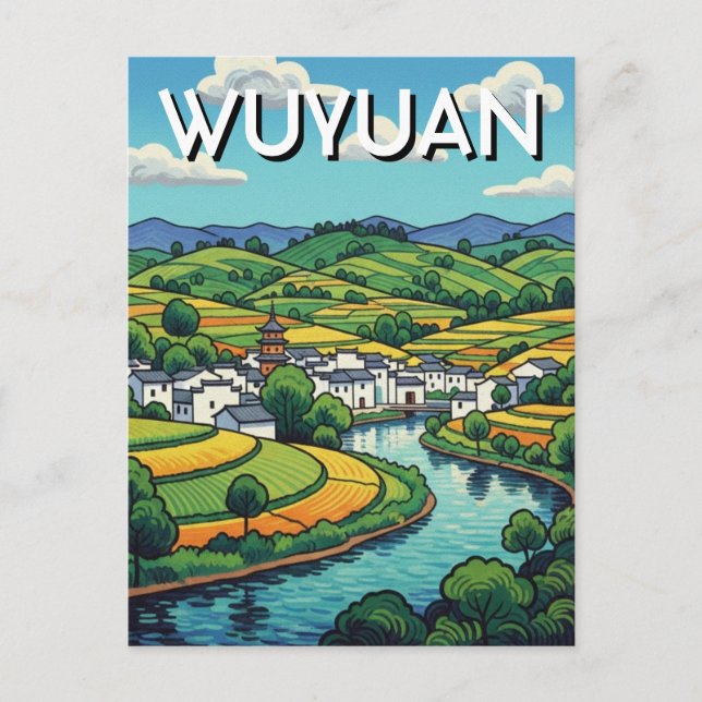Wuyuan China Postcard (Front)
