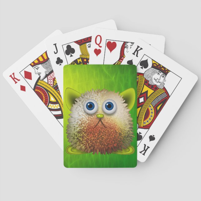 Wuzzy Butt Funny Children's Playing Card Deck (Back)