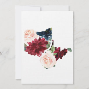WV OH Wedding Decor Invitation