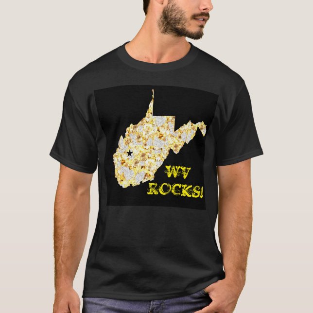 WV ROCKS  T-Shirt (Front)
