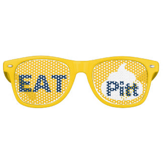 WVU Eat it PITT Sunglasses for Gameday - GOLD
