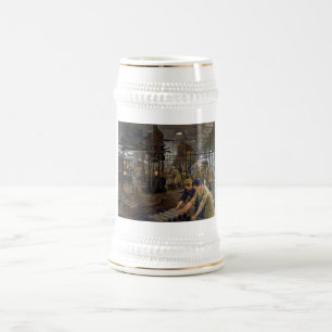 WW1 1918 Women Working at a Munitions a Factory  Beer Stein