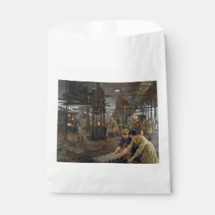 WW1 1918 Women Working at a Munitions a Factory Favour Bag