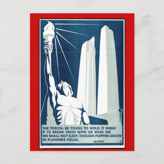 WW1 Collectors Card 1914 CANADA PROPAGANDA (Front)