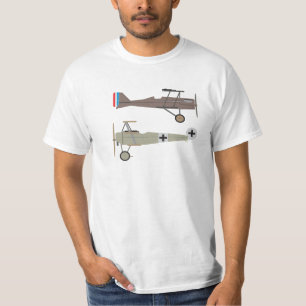 WW1 fighter aircrafts - SE5 and Fokker Dr 1 T-Shirt