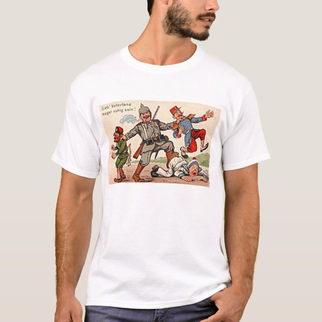 WW1 German Propaganda - Reenacting T-Shirt (Front)
