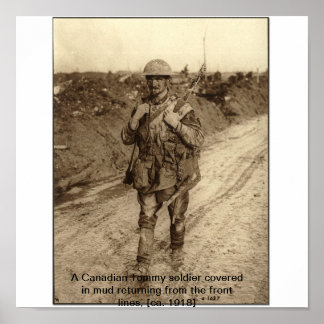 WW1 Soldier Poster