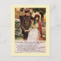 WW1 Songcard