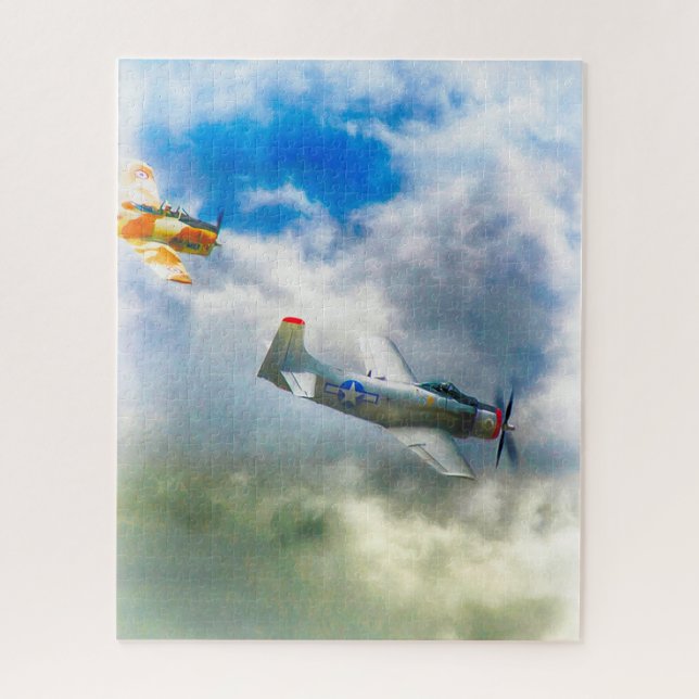 WW2 Aircraft AIR FORCE RAIDERS Jigsaw Puzzle (Vertical)