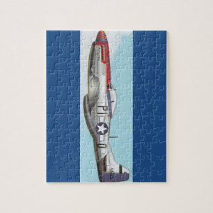 WW2 AIRCRAFT P-51 JIGSAW PUZZLE