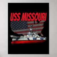 Ww2&cold War Veteran Battleship Uss Missouri B