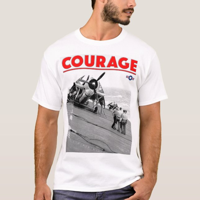 WW2 COURAGE - TBF Avenger T-Shirt (Front)