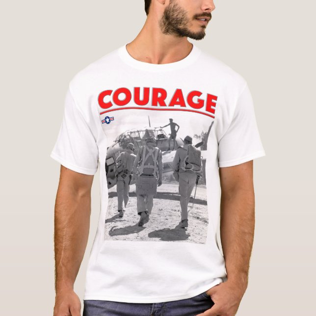 WW2 COURAGE - TBF Avenger T-Shirt (Front)