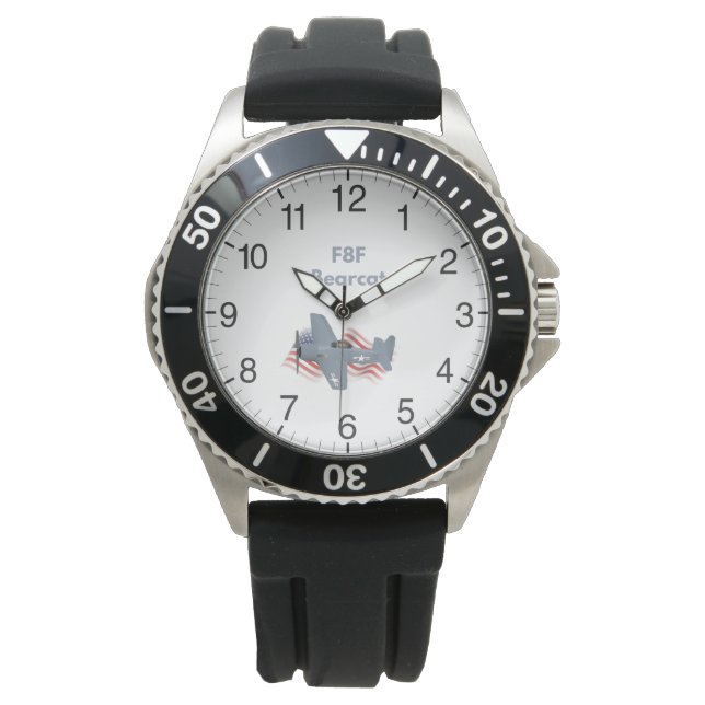 WW2 F8F Bearcat Airplane Watch (Front)