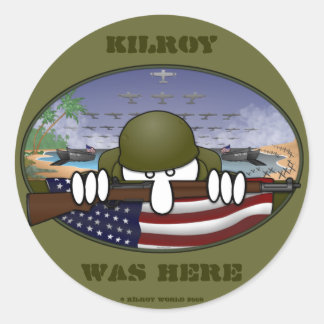 WW2 Kilroy Sticker