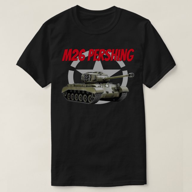 WW2 & Korean War American M26 Pershing Tank Boys K (Design Front)