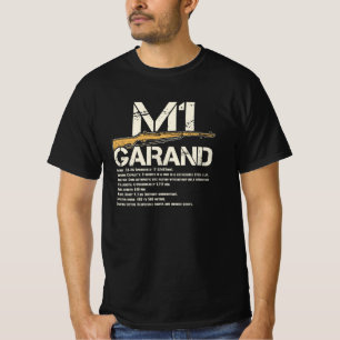 WW2 M1 Garand Weapon Specs T-Shirt