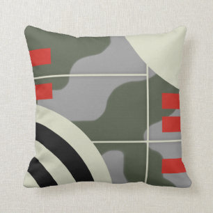 ww2 military plane camouflage throw pillow