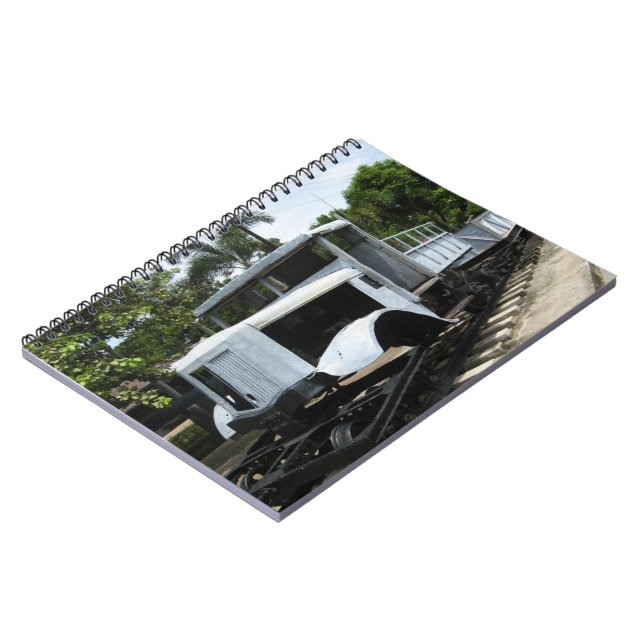 WW2 Military Train at the River Kwai Bridge Notebook (Left Side)