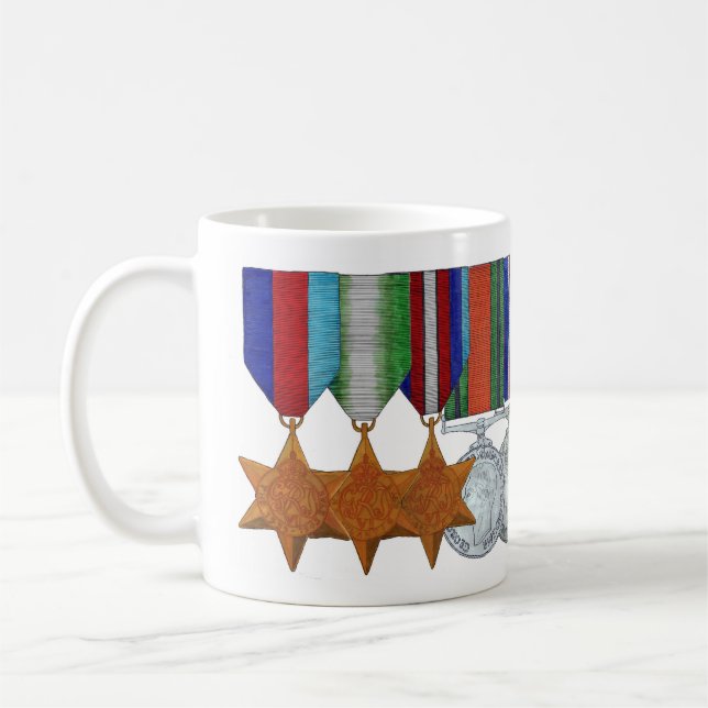 WW2 Mug (Atlantic, Arctic with Defense) (Left)