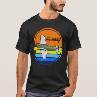 Ww2 Mustang Fighter Plane T-Shirt