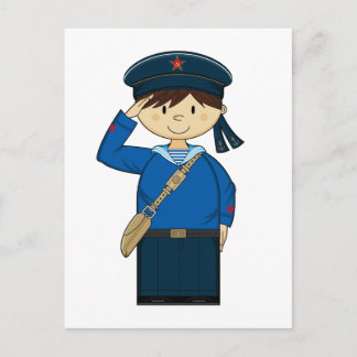 WW2 Russian Sailor Postcard