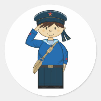 WW2 Russian Sailor Sticker