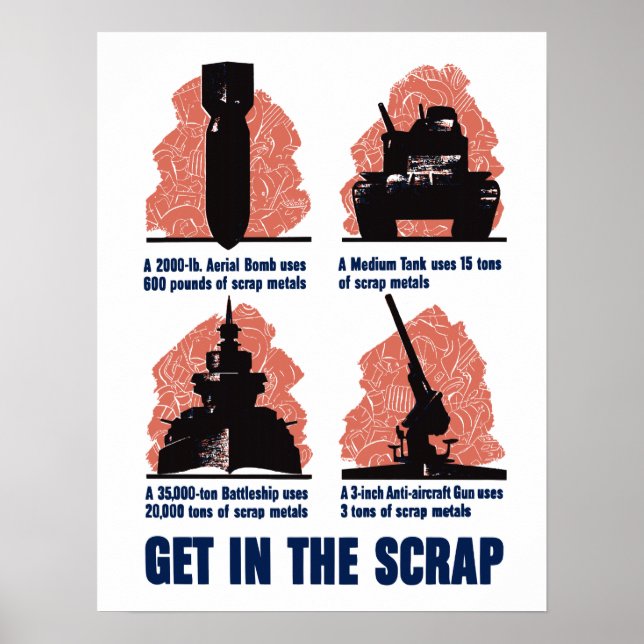 WW2 Scrap Metal Poster (Front)