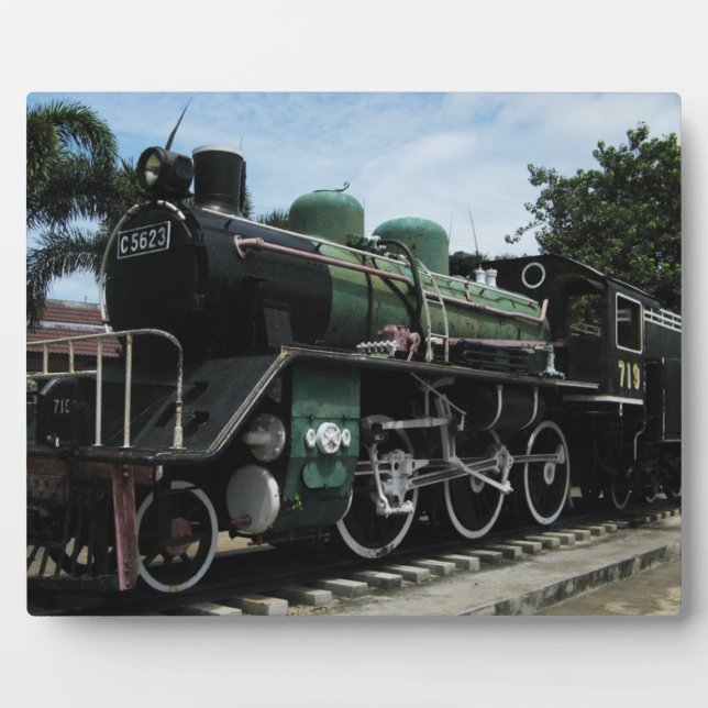 WW2 Steam Train at the River Kwai Bridge Plaque (Front)