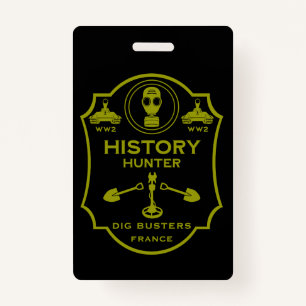 WW2 Trench Battlefield Metal Detecting Club Badge